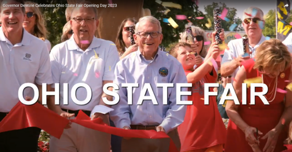 DeWine Celebrate Opening Day of Ohio State Fair