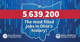 Ohio now has the most jobs filled