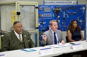 Lt Governor Husted visits Tri-C to discuss RAPIDS funding 