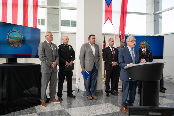 Governor DeWine joined state, local, and federal leaders in Columbus to unveil the new Central Ohio Crime Gun Intelligence Center (CGIC).