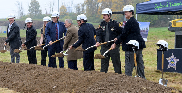 Governor DeWine Attend sGreene County Jail Groundbreaking