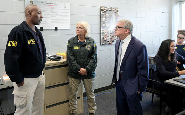 Governor DeWine meeting with NTSB following the I-70 bus crash