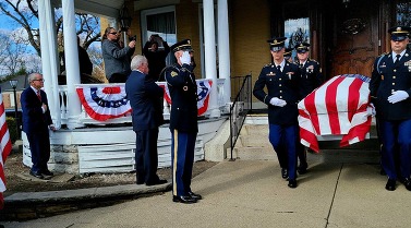 Governor DeWine attends funeral service for Korean War Service Member, Private First Class Billy Allen DeBord