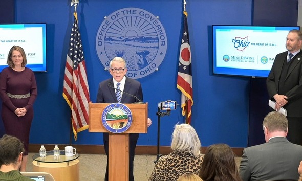 Ohio Governor Mike DeWine and Ohio Attorney General Dave Yost held a press conference   