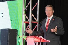 Husted speaks at the Delaware County Economic Development Summit