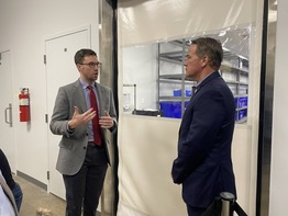 Lt. Governor Husted toured STAQ Pharma?s new Columbus facility