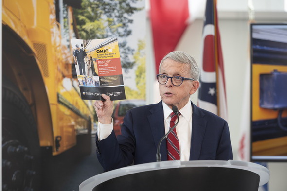 Gov DeWine announces Ohio School Bus Safety Report Recommendations 