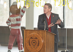 Lt Governor Husted visited Ohio State University - Mansfield to celebrate the new STEM labs