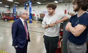 Gov. DeWine meets with students at Lima Senior High School