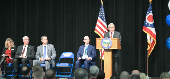 Governor DeWine and Lt Governor Husted announces awardees of CTE equipment program in Reading