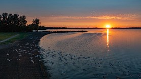 Sunset at Indian Lake