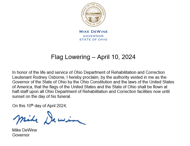 Flag Lowering ? April 10, 2024