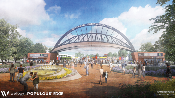 Rendering of New Entrance Gate