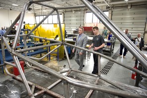 Lt. Governor Husted visited Vanguard Sentinel Career and Technology Center in Fremont .