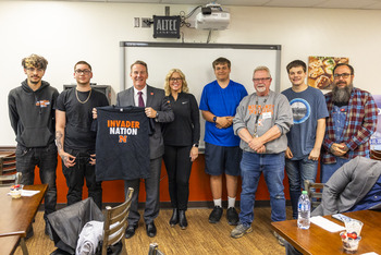 Lt. Governor Husted visits Parma City School District’s Normandy High School.