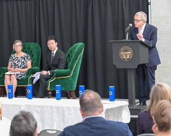 Governor DeWine hosts Governor's Holocaust Commemoration. 