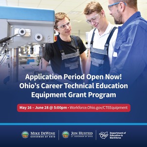 Career tech equipment grant graphic