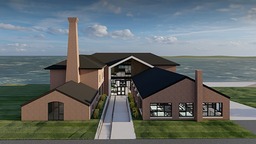 A rendering of the Put-In-Bay Aquatic Visitor Center renovation 