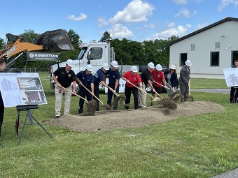 Groundbreaking at state fire academy 