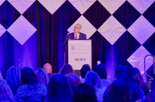 Governor DeWine speaking at the Ohio Association of County Behavioral Health Authorities Conference.