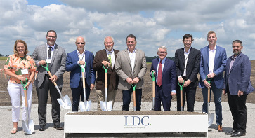 Governor DeWine attends groundbreaking ceremony for the Louis Dreyfus Company in Upper Sandusky. 