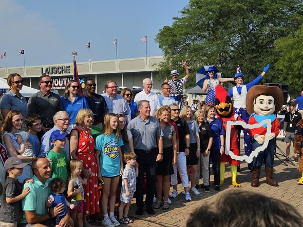 Governor DeWine's cabinet directors at the Ohio State Fair. 