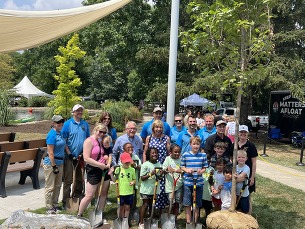 Governor DeWine, First Lady DeWine plant a sugar maple tree at ODNR park. 