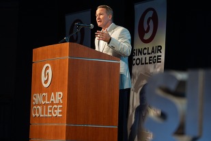 Lt. Governor Husted provided remarks at Sinclair College's Fall Conference & President’s Address in Dayton.