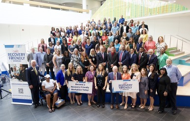 Recovery Friendly Workplace Program Group Photo