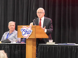 Governor DeWine attends Ohio State Fair Hall of Fame ceremony. 