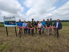 ribbon cutting for new H2Ohio project in Delaware County