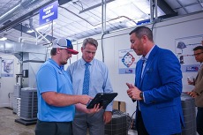 Husted visits Walsh University Fast Track Learning Lab 