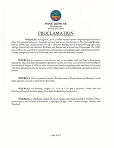 Aug. 10 State of Emergency Declaration