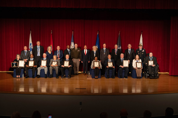 Pictured is the Veterans Hall of Fame Class of 2025