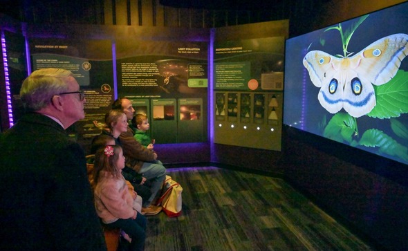 Governor and Family in Night Room