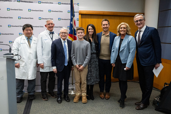 Governor Mike DeWine joined leaders at the Cleveland Clinic.