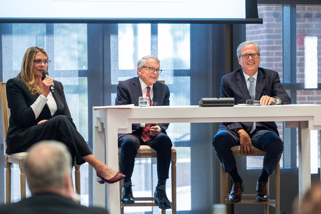 Governor DeWine speaking at the Governors Forum on Reading