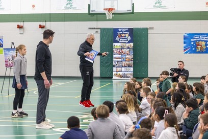 Lt. Governor Tressel had a great time at Our Lady of Perpetual Help School in Toledo.