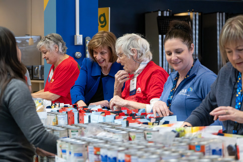 First Lady of Ohio Fran DeWine joined ABC6 for the Souper Bowl of Caring Day of Giving.