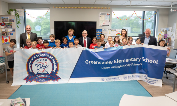 Governor DeWine visits classroom in Greensview Elementary School