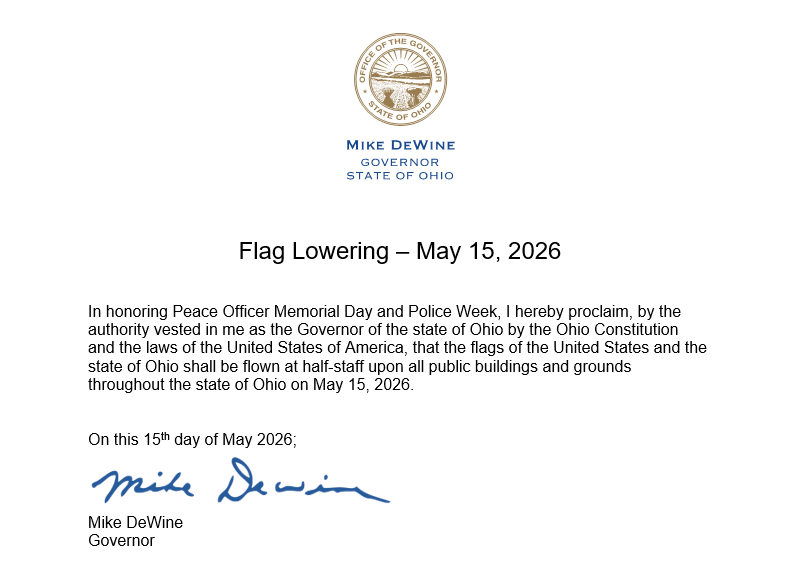 Peace Officer Memorial Day and Police Week