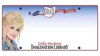 Dolly Parton Imagination Library License Plate