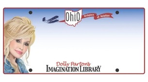 Dolly Parton Imagination Library License Plate