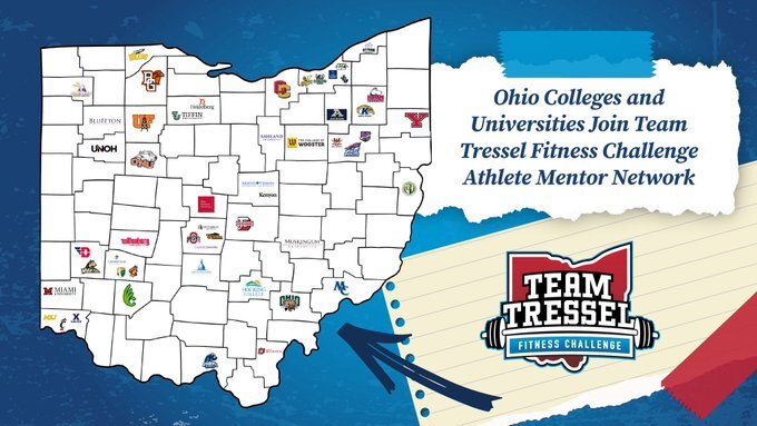 Ohio College and Universities Join Team Tressel Fitness Challenge Athlete Mentor Network 