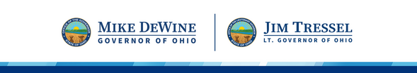 Governor Mike DeWine and Lt Governor Jim Tressel Combined Masthead