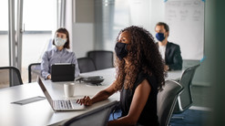 people meeting in an office
