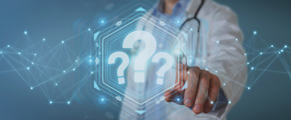 medical personnel with a question