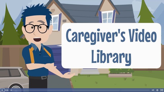 caregivers video library screenshot
