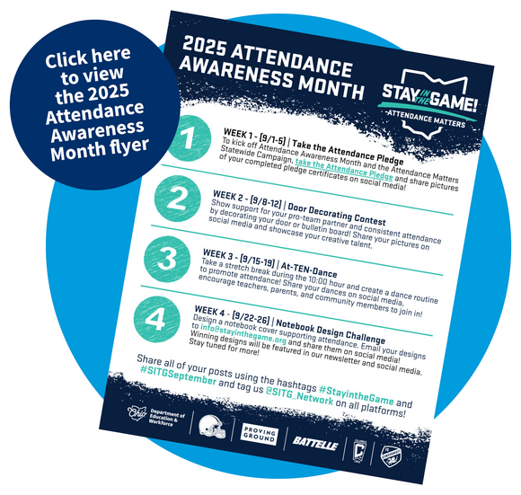 2025 Attendance Awareness Month Flyer