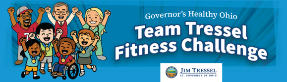 Decorative Team Tressel Fitness Challenge Graphic